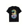 thumbnail image 1 of Back To School 1pc Youngsters' 3rd Grade Leopard Print T-Shirt, Breathable Cotton Crew Neck Short Sleeve Tee With Colorful Third Grade Design, Perfect For Back-To-School outings & Casual Wear, 1 of 6