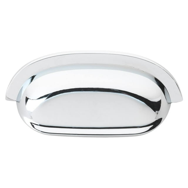 GlideRite Hardware 4081-PC-1 Type CC Tirette Classique pour Armoire, 2.5 Pouces, Finition Chrome Poli