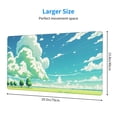 thumbnail image 3 of ZICANCN Gaming Mouse Pad, Forest Sky Anime Background Large Mouse Mat Desk Pad, Keyboard Mouse Mat, 15.8x29.5 inch, 3 of 9