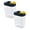 Clear*2, variant on GUIGUI 1 Pack Cereal Containers Dispenser, Airtight Food Storage Containers with Pour Spout, Plastic Food Cereal Containers for Cereal Rice Flour Sugar (Clear)