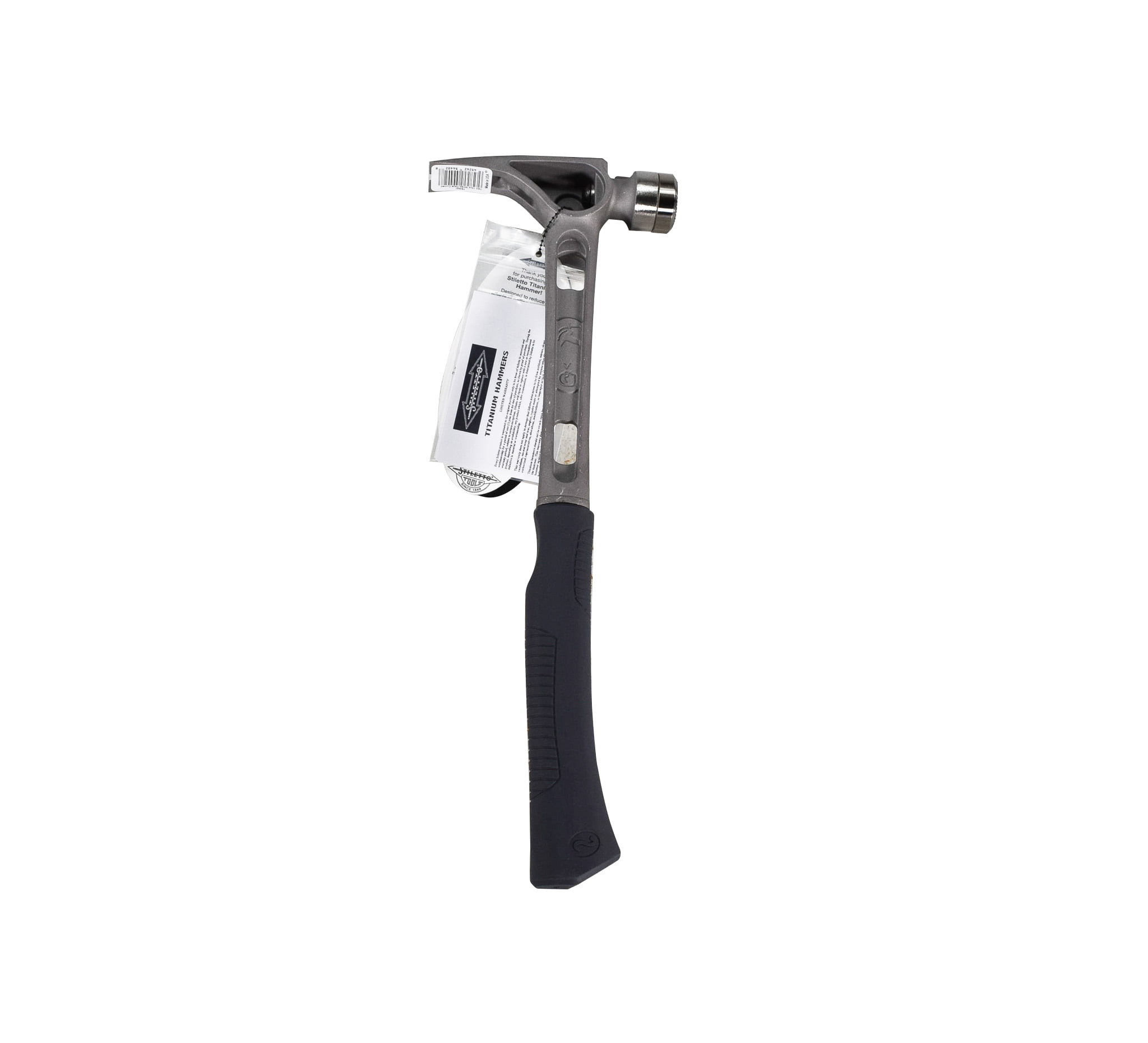Stiletto TB3SC 15OZ TI-BONE III Titanium Hammer, Smooth Face/Curved Handle