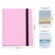 thumbnail image 3 of Álbum de recortes - 48 páginas de colección de fotos Bolsas duraderas y transparentes (rosa) JShteea Libre de BPA, 3 of 8