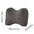 thumbnail image 3 of Homekingdee Office Chair Lumbar Support Cushion - Polyester Back Support Pillow for Prolonged Sitting and Posture Correction, 3 of 6