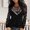 Black, variant on Product Classification Women's T-Shirts | Product Title Women Shirt Long Sleeve Casual Stylish Top Shirts | Platform Competitors Title Analysis Lace Sequin Daily Fashion Top Shirt Solid Color Party