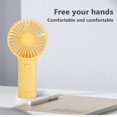 thumbnail image 4 of Ventilador de cuello portátil 2 velocidades Mini ventilador de bolsillo de mano para viajes deportivos al aire libre FLhrweasw Nuevo, 4 of 7