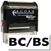 Large Self-Inking BC/BS Stamp with Yellow Ink