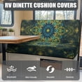 thumbnail image 4 of XYZCANDO Symmetrical Psychedelic Fractal Pattern RV Dinette Cushion Covers Washable Camper Seat Covers, Stretch, Suitable for Couch RV Camper, Fit for RV Couch RV Dining Table, 4 of 8