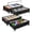 Black-4pcs, variant on Under Bed Storage Chest Black 1pcs with Wheels for Bedroom Organization