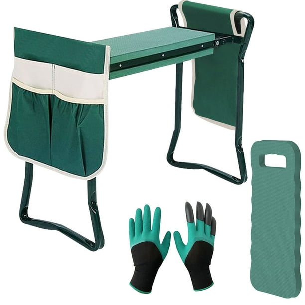 Folding Garden Kneeler Bench, Garden Bench for Kneeling and Sitting