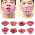 thumbnail image 4 of ZOUBAOQ Personalized Social Funny 3D Facial Expression Masks Women Men Prom Party Ride Breathable Mouth Face Mask Creative Printed Masks, 4 of 8