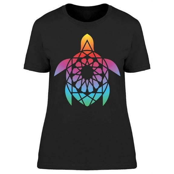 Turtle Polygon T-Shirt Women -Image by Shutterstock, Female XX-Large