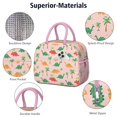 thumbnail image 4 of Womens Pink Cartoon Dinosaurs Palms Pattern Lunch Box for Work,Insulated Lunch Bag for Women,Loncheras Para Mujer,Leakproof Adult Lunch Bag for Work,Beach,Travel,Picnic,Camping, 4 of 7