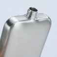 thumbnail image 5 of Jiibva 6oz Hip Flask Stainless Steel Hip Flasks for Men Women Portable Whiskey Flask Leak-Proof Pocket Flagon Hip Flask for Liquor for Climbing Camping Barbecue Party, 5 of 7
