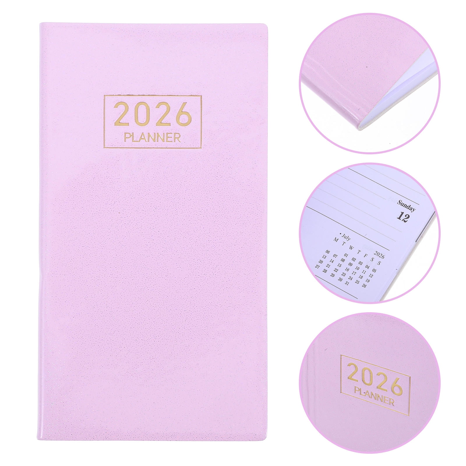BESTYASH 2026 Compact Planner Organizer with Thick Paper and Smooth Cover for Daily Scheduling and Note Taking