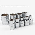 thumbnail image 2 of AOOOWER 13Piece 1/2" Drive Metric Socket Set Automotive Repairs Short Hexagon Sockets, 2 of 8