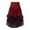 #7-Red, variant on Pntutb Womens Vintage Retro Skirt Gothic Style Lace Drawstring Stitching Middle Skirt