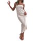 thumbnail image 4 of VISgogo, vestido Bandeau para mujer, sin tirantes, de Color liso, sin espalda, con tirantes, vestido con lazo, para mujer, de verano, ajustado, largo, para fiesta/Club/Bar VISgogo  moda, 4 of 8