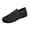 Black, variant on HTHLVMD Women Knit Slip On Shoes, Breathable Mesh Flats, Stretch Knit Flats, Mesh Loafers, Loafers for Women Comfy Slip-On Shoes Casual Lightweight Flats Driving Moccasins Mesh Flats Shoes, Black 5