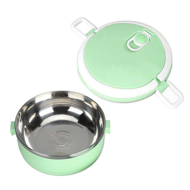 Fiambrera Térmica, KIMISS 304 Caja De Alimentos Con Aislamiento Térmico De Acero Inoxidable Con Contenedor Aislado Apilable, Anillo De Sellado De Silicona, Diseño De