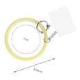 thumbnail image 6 of Xinyolin Phone Hanging Ring Universal Multipurpose Round Wearable Anti-drop Keychain Soft Silicone Mobile Phone Lanyard Strap Anti-lost Bracelet for Outdoor Sports, 6 of 8