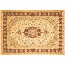 Ahgly Company Indoor Rectangle Persian Brown Traditional Area Rugs, 5' x 7'