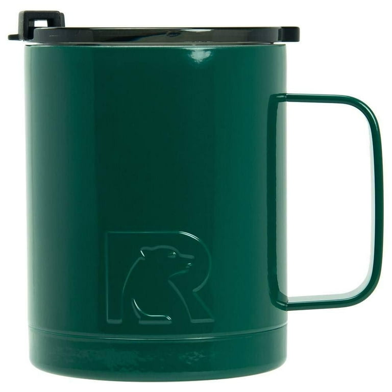  RTIC Taza de café con asa, 12 onzas, color verde