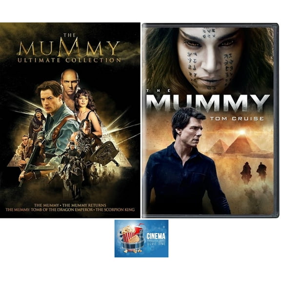 THE MUMMY ULTIMATE COLLECTION & THE MUMMY (Tom Cruise) 6 DVD SET Includes Movie Time Art Card
