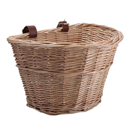 Bike Shaped Handlebar Basket Wicker Woven Tool Storage Handle Beige price history on PriceWatchPro