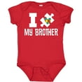 thumbnail image 3 of Inktastic Autism I Love My Brother Awareness Support Boys or Girls Baby Bodysuit, 3 of 5