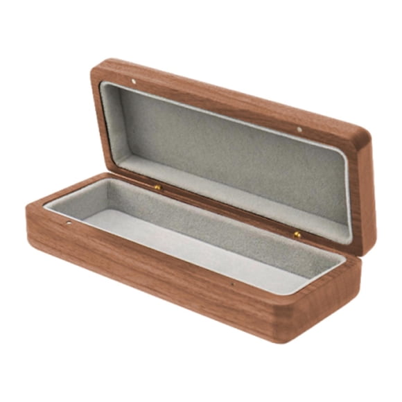 Estuche para gafas Estuche protector de madera para hombres y mujeres Estuche rígido para gafas marrón claro