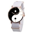 thumbnail image 1 of Yin Yang Watch White Adjustable Canvas Band Men Woman Asian Sports Style Watch-223, 1 of 3