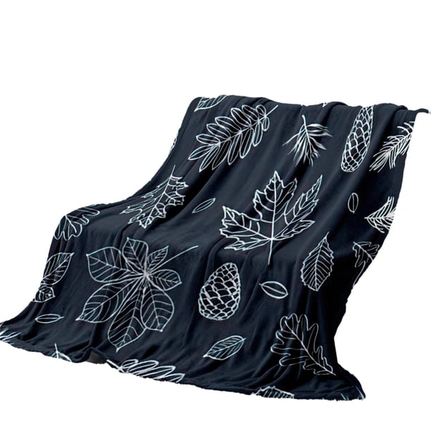 Manta de Acción de Gracias con Tema de Arce, Manta Portátil de Siesta, Manta de Viaje, Manta de Decoración de Sofá, Manta de Picnic 70x100cm