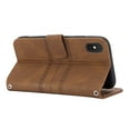thumbnail image 3 of PU Leather Wallet Case for iPhone XR, Shockproof TPU Protective Flip Case with Stand Long Shoulder Strap Card Slots Magnet Cover for iPhone XR 6.1 Inch,Brown, 3 of 10