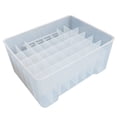 thumbnail image 1 of Organizador Almacenamiento Transparente para Señuelos Pesca Anzuelos Caja Plantilla Calamar Herramientas Duros Aparejos 40 Rejillas, 1 of 9