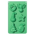 thumbnail image 1 of Molde para Hornear DIY Chocolate Navidad Antiadherente Pastel, 1 of 9