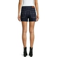 thumbnail image 4 of Jordache Vintage Women's Cindy Triple Needle High Rise Shorts, 4 of 8
