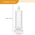 thumbnail image 2 of QUMIIRITY 2Ud De Vela LED Transparente Sin Fuerte Para Ambiente Romántico, 2 of 8