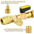 thumbnail image 2 of Homgeek Auto Valves Core Remover Install Tool SAE 14inch 516inch Dual Size Auto Air Conditionné Repairs Tools for HVAC R22 R410A, 2 of 7