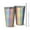 Colorful Striped Checkered, variant on 16oz Tumblers Black White Checkerboard Checkered Pattern Stainless Steel Vacuum Insulated Double Wall Travel Tumbler Cups Mug with Lid and Straw,Cleaning Brush for Coffee,Tea