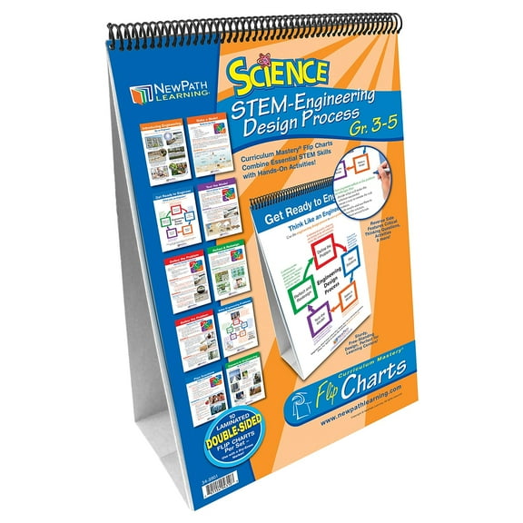 NewPath Learning STEM Engineering Process - Grades 3 - 5 Flip Chart Set