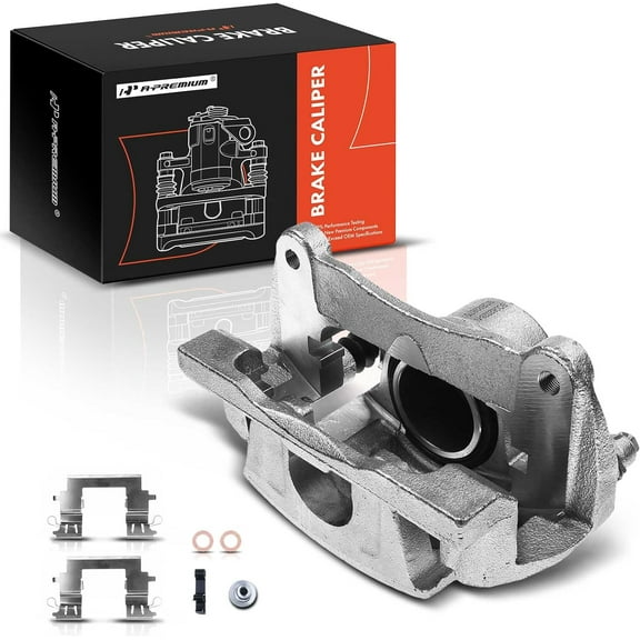 A-Premium Brake Caliper with Bracket Compatible with Lexus RX330 2004-2006 RX350 2007-2009 Toyota Highlander 2006-2007 Front Right Passenger Side