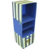 Homz Kidz Modular Cubes for Boys, Set of 3