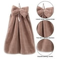 thumbnail image 3 of Absorbent Soft Hand Towels with Hanging Loops for Kitchen Bathroom, 3 of 5