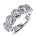 thumbnail image 3 of Lafonn Classic Sterling Silver Platinum Plated Lassire Simulated Diamond Ring (1.97 CTTW), 3 of 5