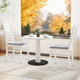 thumbnail image 2 of Giantex 2-Piece Wooden Dining Chair Set, Mid-Century Modern Chairs w/ Padded Seat High Curved Back, White, 2 of 9