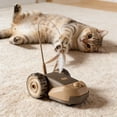 thumbnail image 5 of 3-in-1 Interactive Cat Toy - 2-Speed Automatic Moving Mouse Cat Toys Self Play with Hanging Feather String Ribbon and Wiggly Silicone Mice Tail for Bored Indoor Adult Cats Kittens, 5 of 8