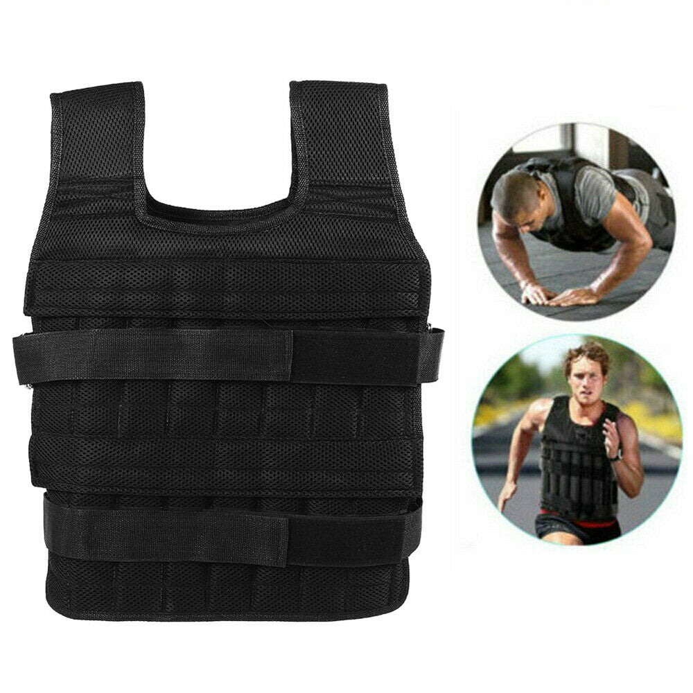 Tactical Workout Adjustable Weighted Vest Exercise Weight Sport Fitness
