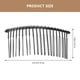 thumbnail image 2 of unbranded 10Ud Pinza Peine Para Negro Con Vintage Y Estilo Sofisticado Metal, 2 of 6