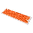 thumbnail image 4 of 117 Keys Keycaps OEM Height Two Colors Injection Fastness OPQ Opaque Keycaps for 61/64/68/71/78/82/84/87 Keys KeyboardOrange Red Black Letters, 4 of 14