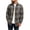 *1_Brown, variant on Men's Plaid Flannel Button Down Shirts, Lightweight Fall Winter Long Sleeve Collared Casual Classic Fit Jacket Tops for Men Green